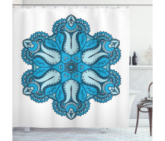 Mehndi Mandala Shower Curtain