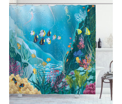 Underwater Scenery Shower Curtain