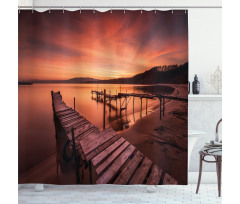 Twilight at Seaside Shower Curtain