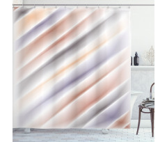 Blurred Stripes Modern Shower Curtain
