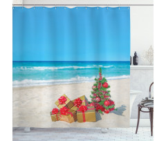 Beach Sea Summer Calm Shower Curtain