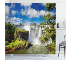 Agentinean Waterfall Shower Curtain