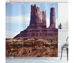 Grand Canyon Cliff Shower Curtain