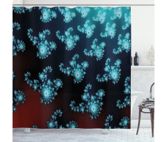 Trippy Twisted Forms Shower Curtain