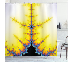Psychedelic Digital Art Shower Curtain