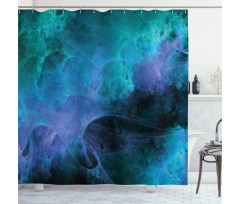 Surreal Hazy Colors Shower Curtain