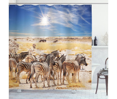 Africa Safari Park Shower Curtain