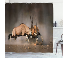 Savage Safari Animal Shower Curtain