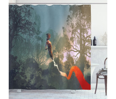 Cycle Bike Park Extreme Shower Curtain