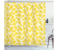 Pineapple Fruit Shower Curtain