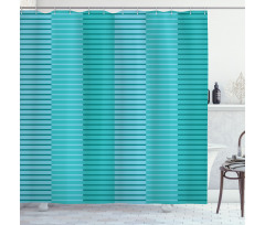 Digital Stripes Lines Shower Curtain