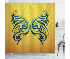 Tribe Design Butterfly Shower Curtain