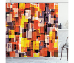 Modern Painting Shower Curtain