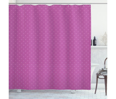 Nostalgic Spots Polka Shower Curtain