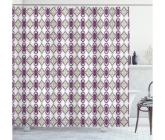 Eastern Mosaic Quirky Shower Curtain
