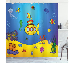 Nautical Kids Shower Curtain