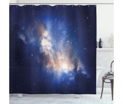 Immense Space Hole View Shower Curtain