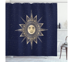 Occult Sun Myth Shower Curtain