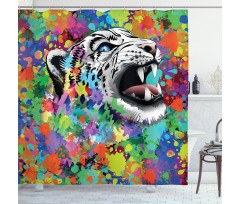 Leopard Wild Animals Shower Curtain