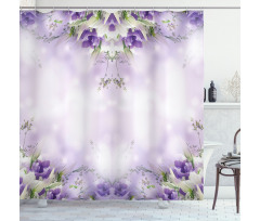 Spring Flower Bloom Shower Curtain