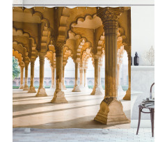 Agra Fort Pillar Shower Curtain