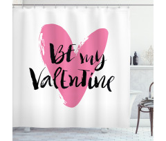 Heart Love Image Shower Curtain