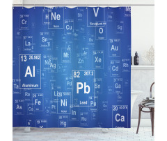 Tv Show Theme Chemistry Shower Curtain