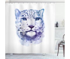 Leopard Wild Cat Shower Curtain
