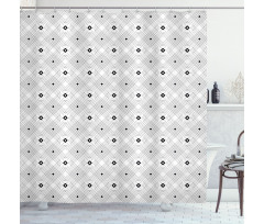Modern Squares Shower Curtain