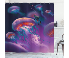 Jellyfish Shower Curtain