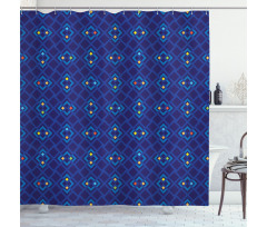 Geometric Mosaics Shower Curtain