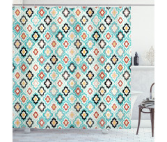 Ottoman Heraldic Style Shower Curtain
