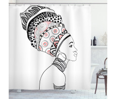 Exotic Safari Boho Folk Shower Curtain