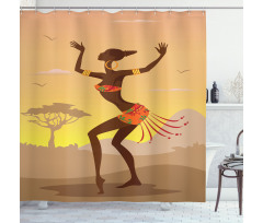 Amazon Lady Shower Curtain