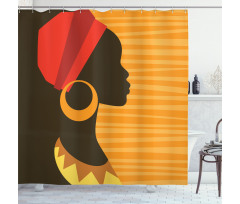 Girl Silhouette in Grace Shower Curtain