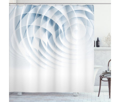 Futuristic Digital Shower Curtain