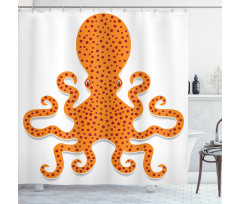 Octopus Marine Mosters Shower Curtain