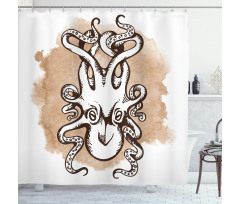 Kraken Monster Shower Curtain