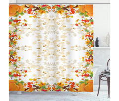 Maple Leaf Woods Shower Curtain