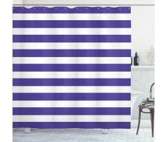 Navy Nautical Marine Shower Curtain