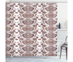 Floral Hippie Design Shower Curtain