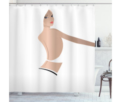 Feminen Fashion Theme Shower Curtain