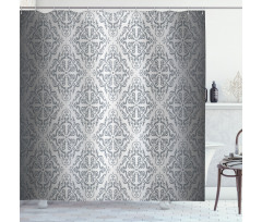 Monochrome Victorian Shower Curtain