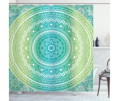 Ombre Pattern Shower Curtain