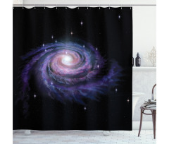Celestial Galaxy Dust Shower Curtain