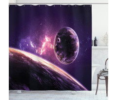 Nebula Celestal Cornet Shower Curtain