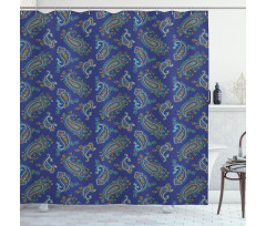 Droplet Motif Shower Curtain