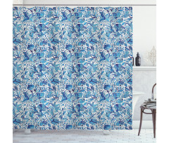 Middle Eastern Nature Shower Curtain