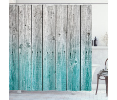 Digital Wood Panels Shower Curtain