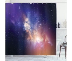 Stars in Supernova Sky Shower Curtain